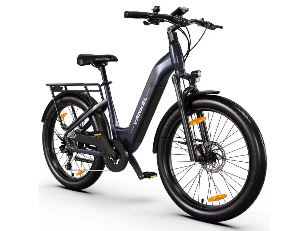 Vankel E-Bike Cityrad 26”×3,0/29”×2,4 Zoll E-Fahrrad Damen u. Herren 720 WH Pedelec 120 km, Kettenschaltung, Heckmotor, 720 Wh, Fat Mountain LG Akku All-Terrain mit Drehmomentsensor E-bikes