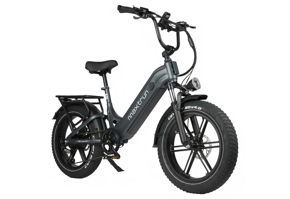 Vankel E-Bike Cityrad Camel E-Fahrrad Damen u. Herren 864WH Pedelec, 48V 18AH 120 km, Kettenschaltung, Heckmotor, 864 Wh, (Beleuchtungsset mit Batterieladegerät, Batterieschlüssel, Werkzeug), Fatbike E-Bikes 250W, 120km Reichweite, 20×4.0" Reifen