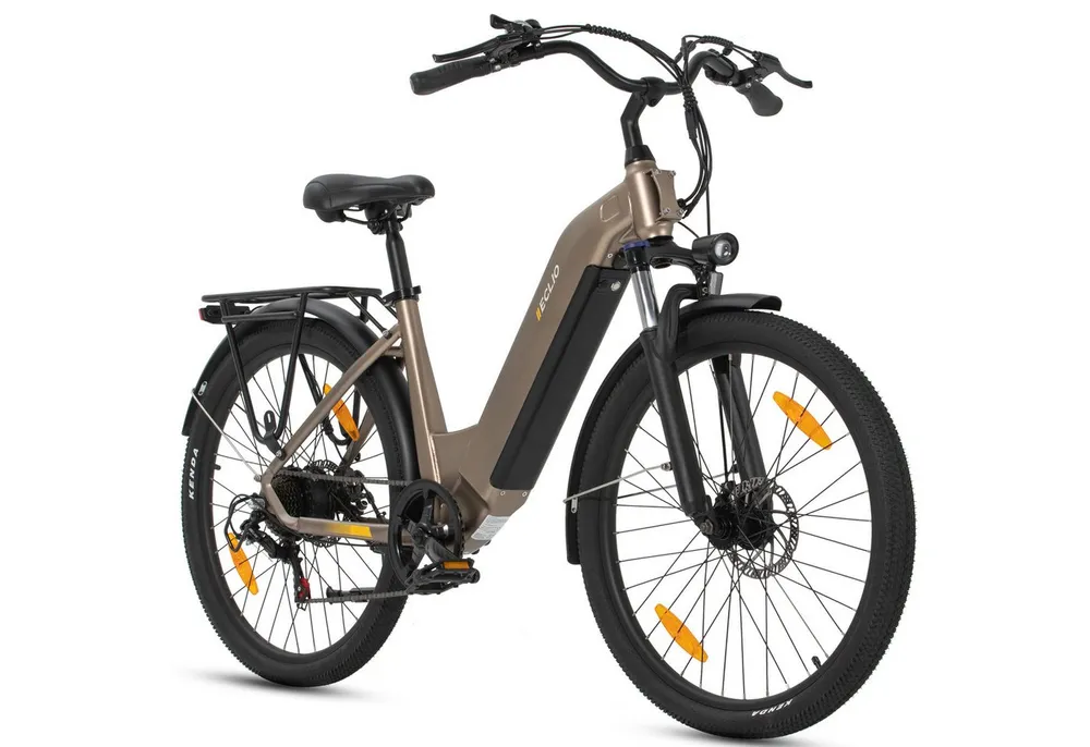 Vankel E-Bike Cityrad e bike für herren 26 zoll 18.2AH 36V 655WH damen 120km Elektrofahrrad, Kettenschaltung, Heckmotor, 655 Wh, (Beleuchtungsset mit Batterieladegerät, Batterieschlüssel, Werkzeug), Komfortables Stadtrad mit Scheibenbremsen & 26" Bereifung für Pendler