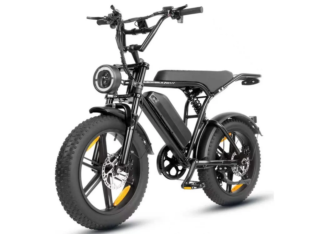 Vankel E-Bike Cityrad E6-2.0 Elektrofahrrad 20” x 4 Damen u. Herren Pedelec 720Wh Max.108KM, Kettenschaltung, Heckmotor, 720 Wh, Pedelec, Elektrofahrrad E-Mountainbike für Erwachsene, E-bikes