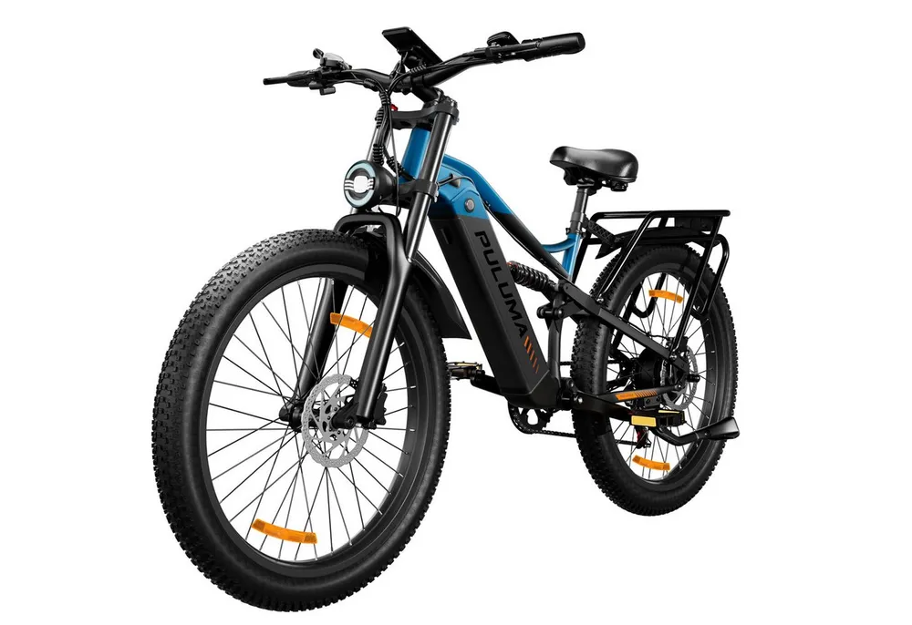 Vankel E-Bike Mountainbike 28 Zoll Offroad-E-Bikes Damen u. Herren 960 WH DNM-Federung 150 km, Kettenschaltung, Heckmotor, 960 Wh, (Beleuchtungsset mit Batterieladegerät, Batterieschlüssel, Werkzeug), E-bikes mit hydraulischen Bremsen, Shimano 7-Gang& LCD-Display