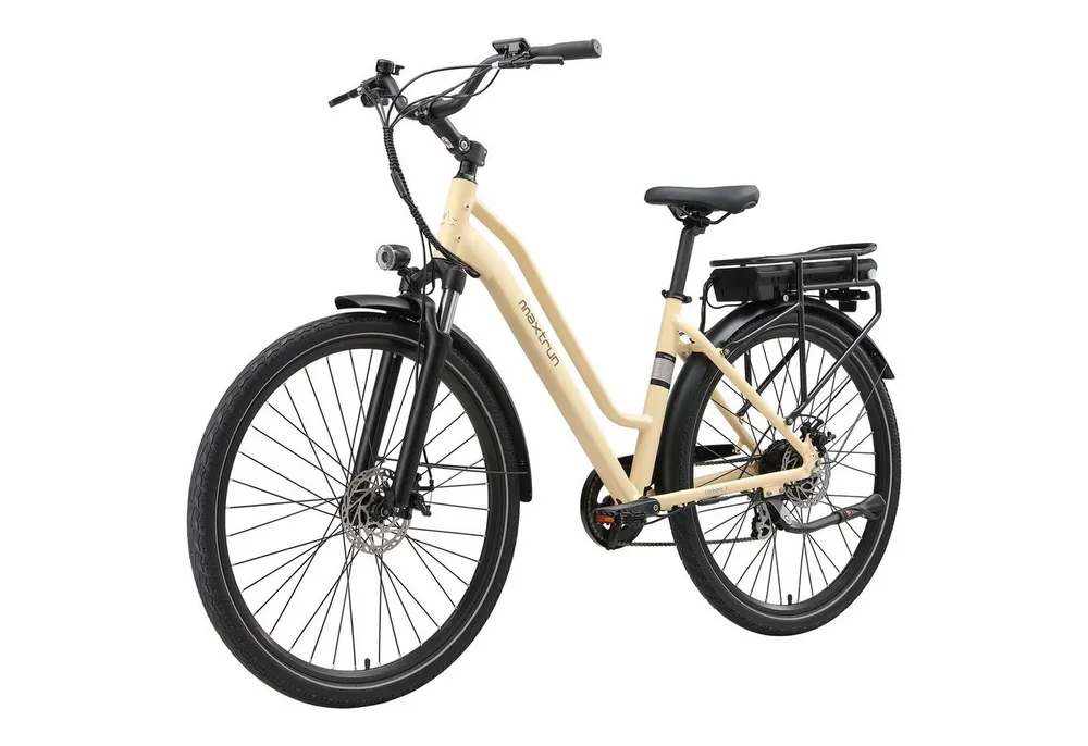 Vankel E-Bike Urban-7 E-Fahrrad Damen u. Herren 460WH Pedelec, 36V 70 km Reichweite, Heckmotor, 460,8 Wh, Shimano,Scheibenbremsen, Kettenschaltung