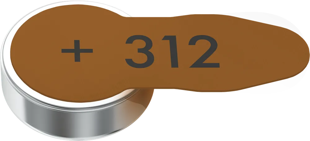 Hörgerätebatterie 312 6er