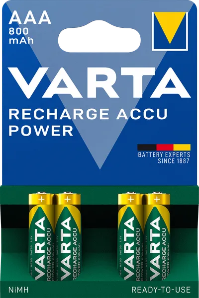 RECHARGE ACCU Power AAA, 4er Stück Akku