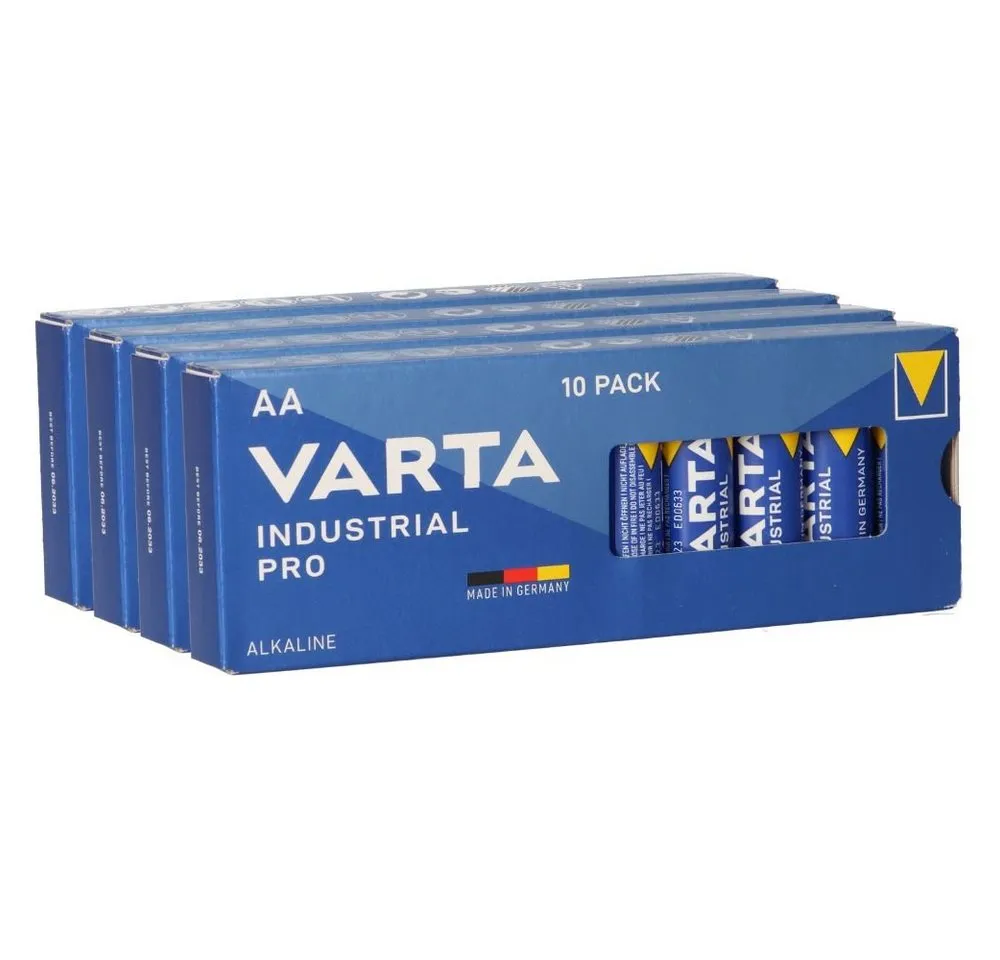 VARTA 40x Varta AA Migon Alkaline LR06 1,5V 4x 10er Pack Batterie