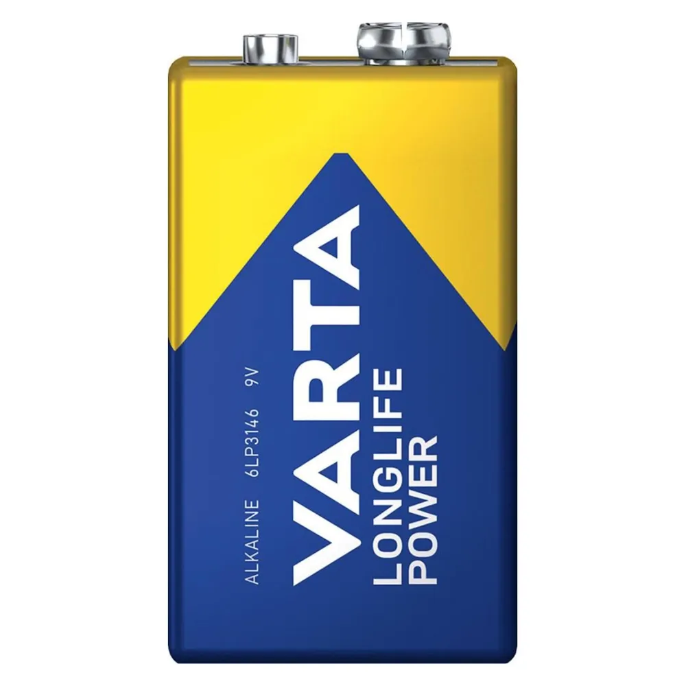 VARTA 9V-Blockbatterie LONGLIFE, Power, 1St.