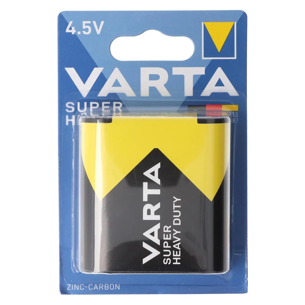 VARTA Batterie Zink-Kohle, 3R12, 4.5V, Superlife, 1 Stück