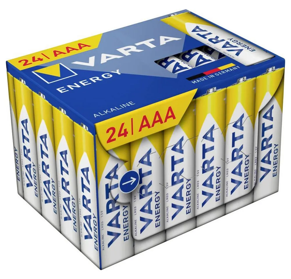 VARTA Energy AAA Cube Pack24 Micro (AAA)-Batterie Alkali-Mangan 1.5 V 24 St. Batterie