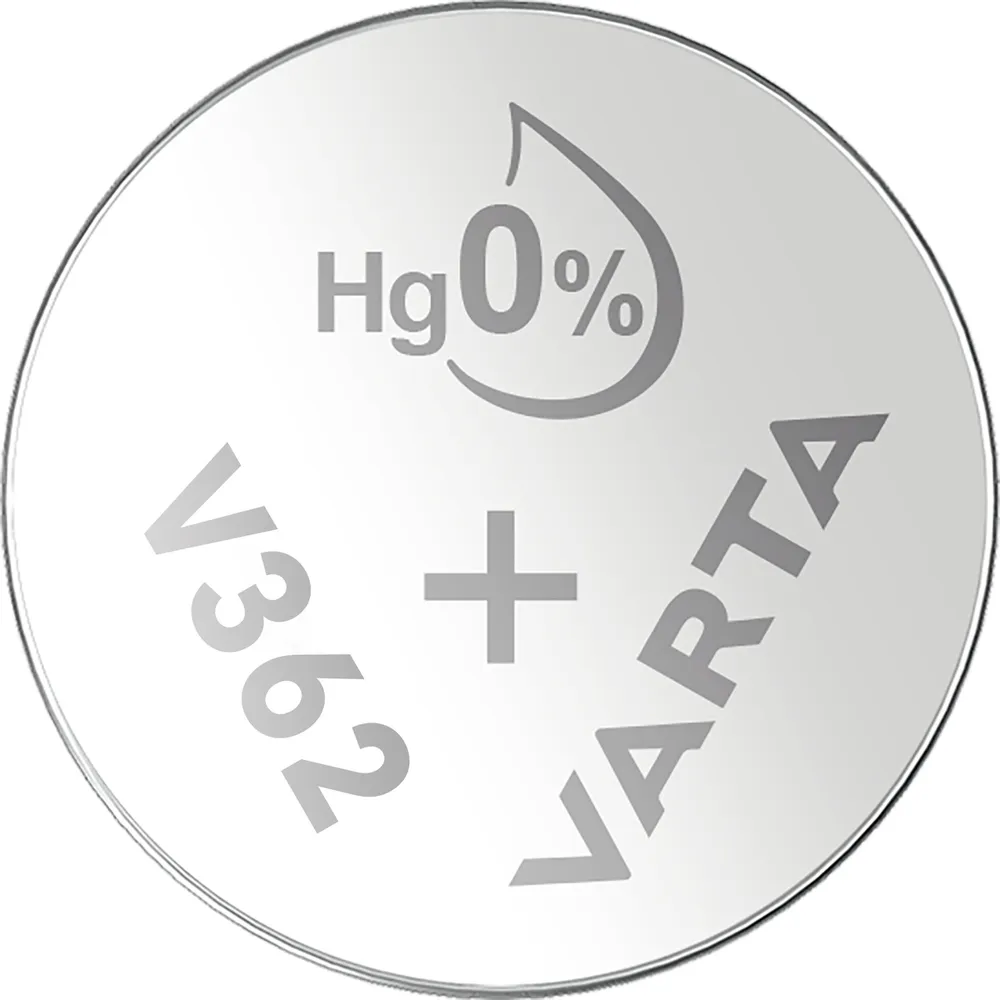 VARTA Knopfzelle Silver Oxide, 362 SR58, 1.55V, 10 Stück