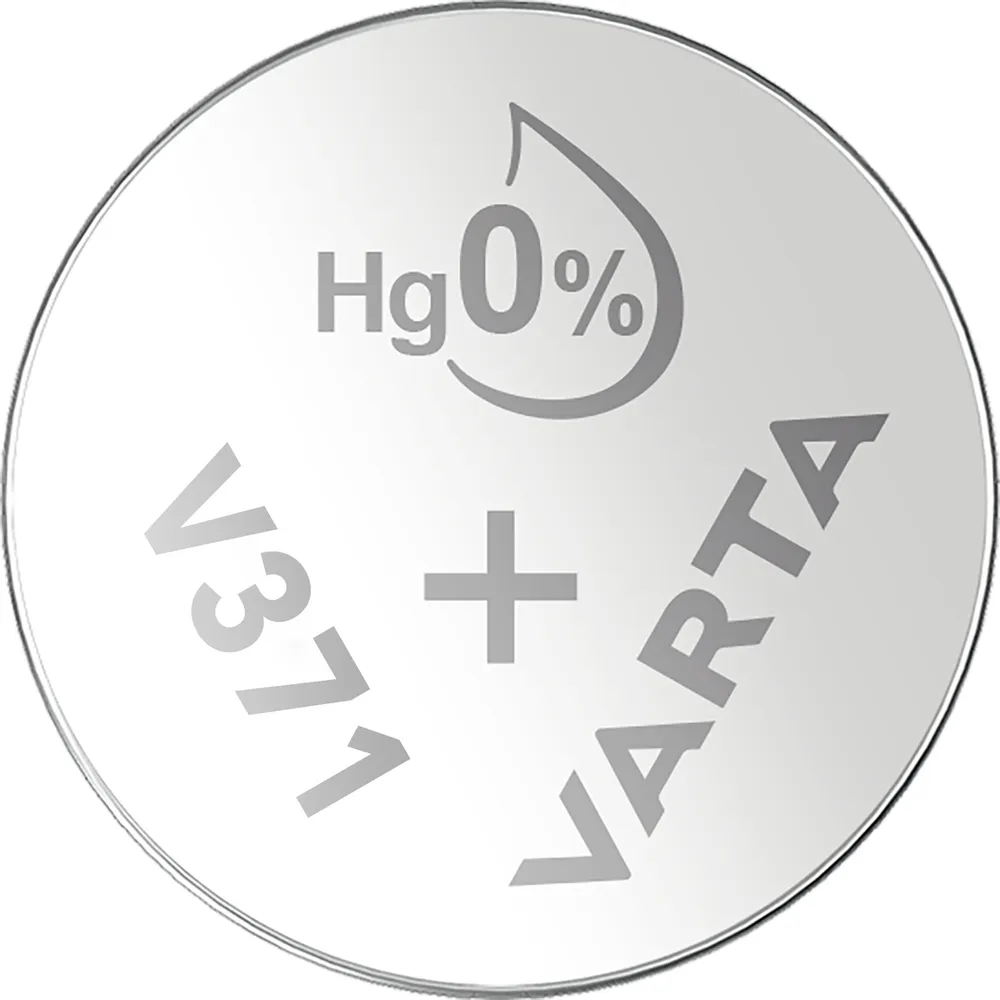 VARTA Knopfzelle Silver Oxide, 371 SR69, 1.55V, 10 Stück