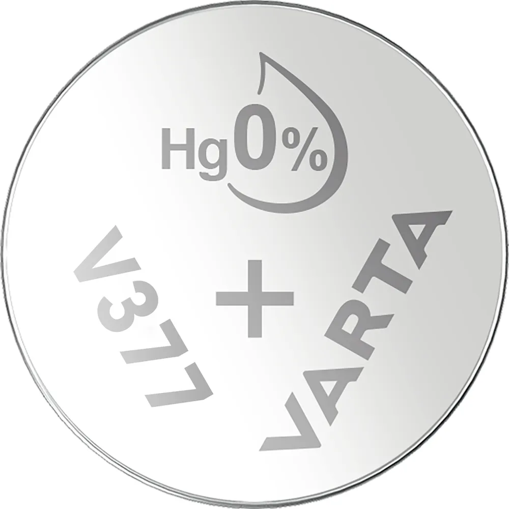 VARTA Knopfzelle Silver Oxide, 377 SR66, 1.55V, 10 Stück