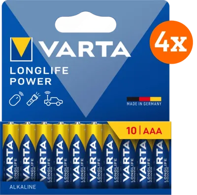 Varta Longlife Power AAA Pack 40 Stück