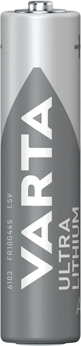 VARTA Micro-Lithiumbatterie ULTRA, 4 Stück