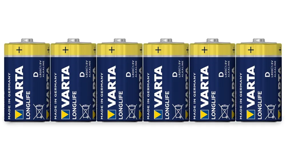 VARTA Mono-Batterie LONGLIFE, 6St.