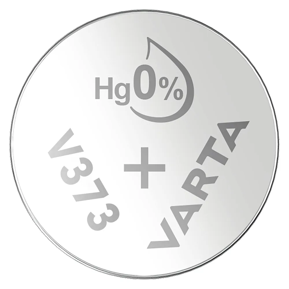 VARTA Silberoxid-Knopfzelle V373/SR68, 1,55 V, 23 mAh