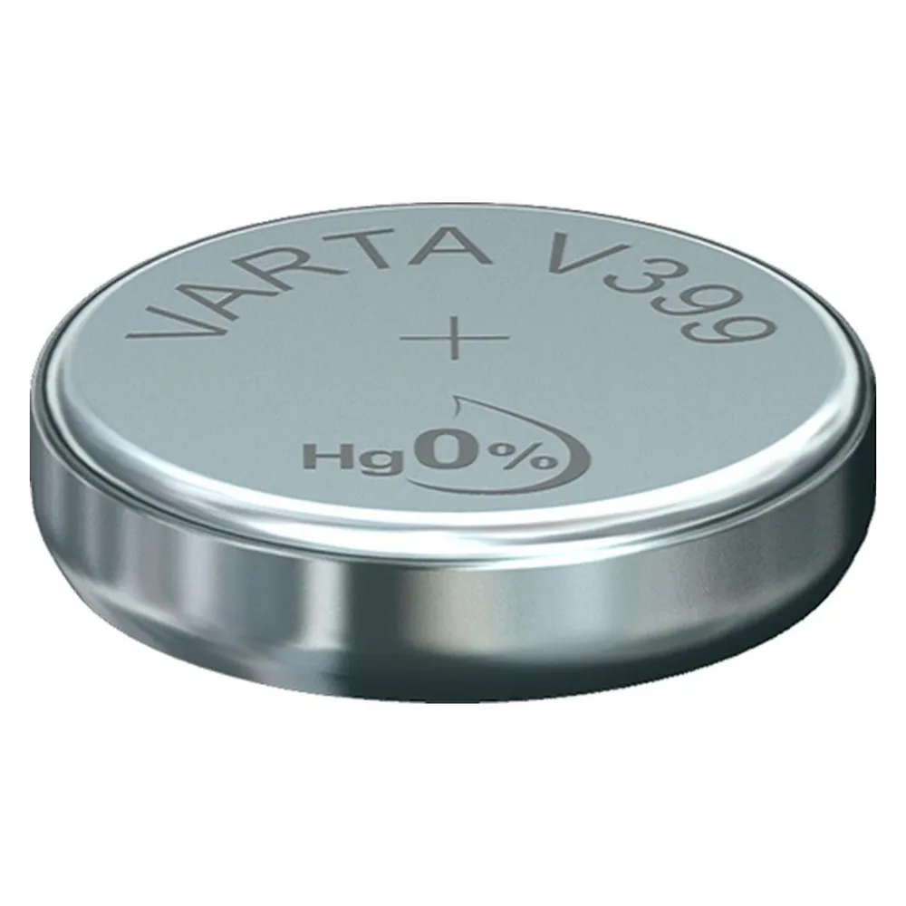 VARTA Silberoxid-Knopfzelle V399/SR57, 1,55 V, 42 mAh