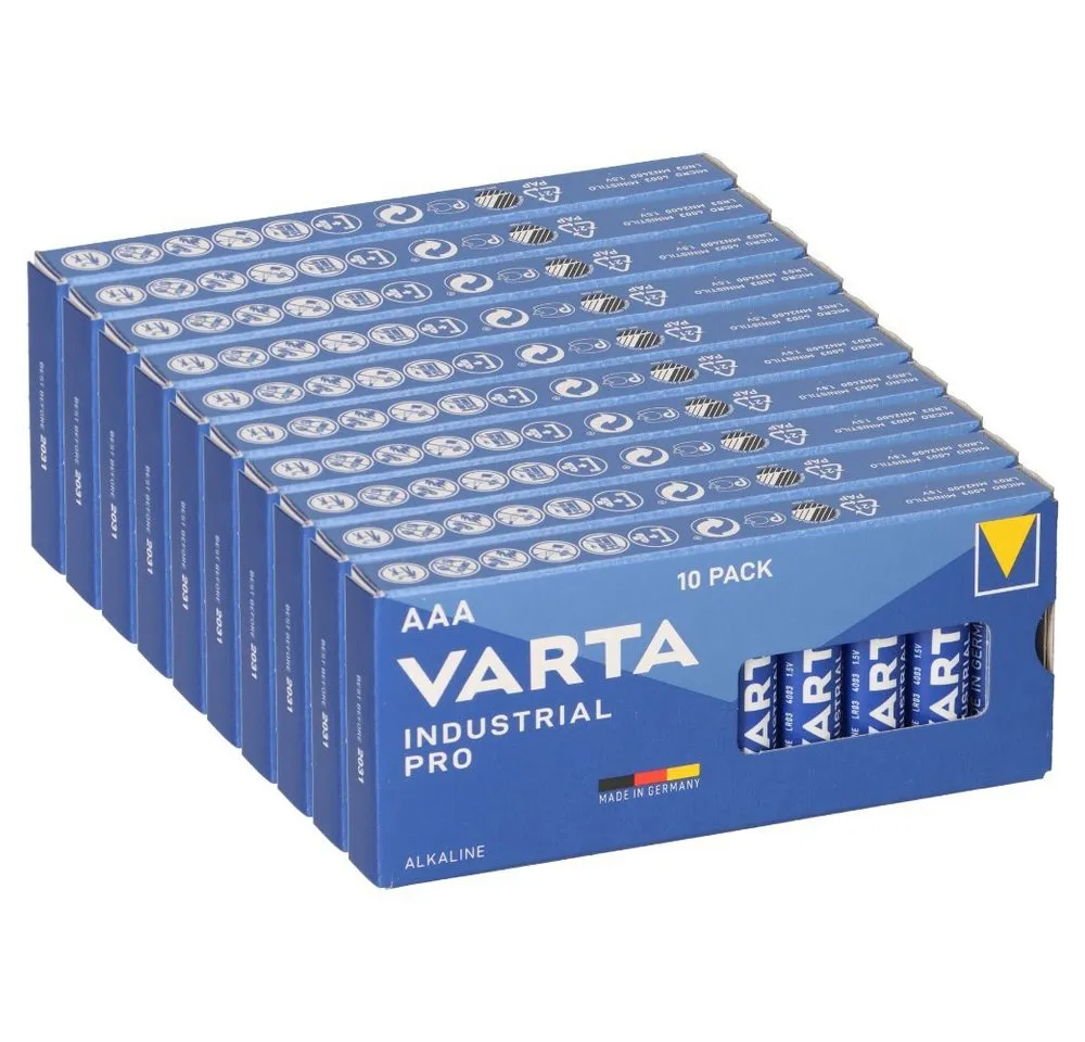 VARTA Varta 4003 Industrial Micro Batterie AAA 100 Stück Batterie