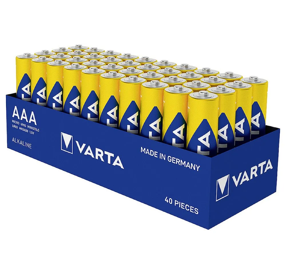 VARTA Varta LONGLIFE Power AAA Tray 40 Micro (AAA)-Batterie Alkali-Mangan 1 Batterie