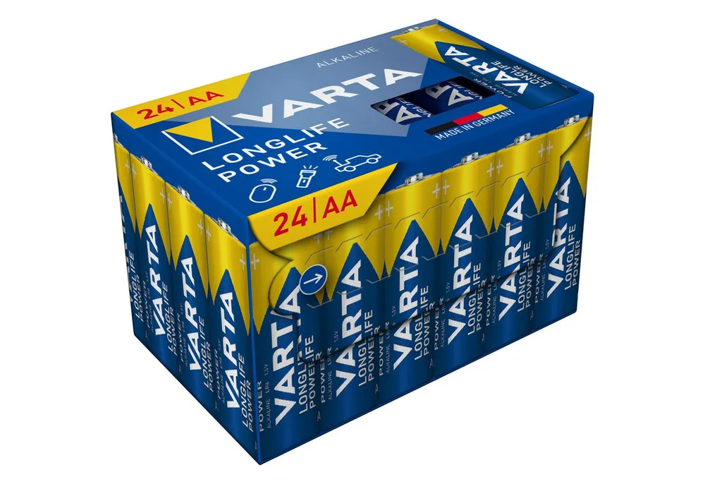 VARTA VARTA Longlife Power Batterie LR06 Box, AA Batterie