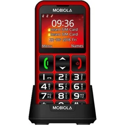 Vega MB700 2.2" Dual SIM microUSB Bluetooth Rot für Senioren