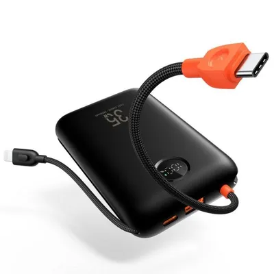 Powerbank Veger 20000mAh 35W Schnellladung integrierte Kabel LED Display