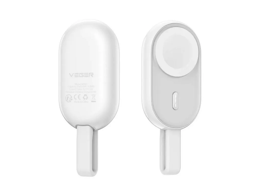VEGER Pomme externer Akku (Powerbank) für Uhr für Apple Watch 1200 mAh Powerbank (1 St)