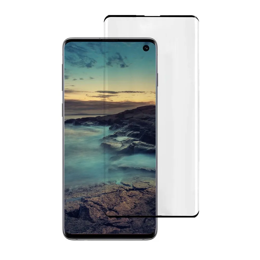 Ventarent Displayschutzglas Displayschutz Schutzfolie Panzerfolie Hartglas 9H für Samsung Galaxy S10, inklusive Reinigungstuch, 2 Stück, 9H Hartglas, Displayschutz, 3D-Touch fähig, Samsung S10