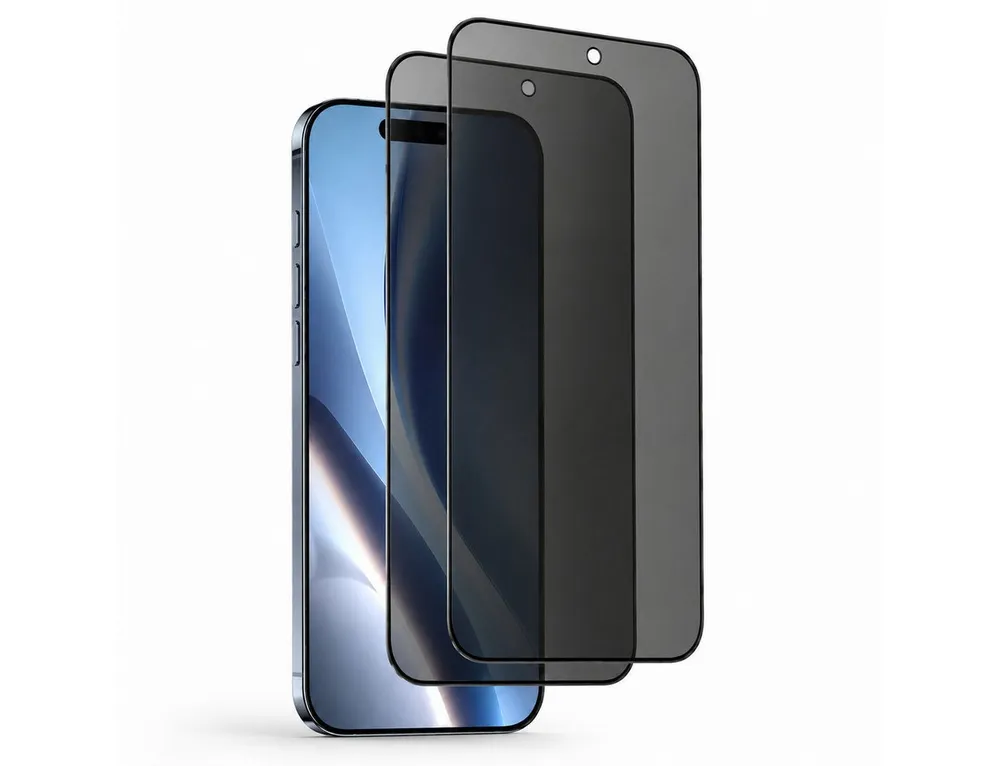 Ventarent Displayschutzglas Privacy Schutzglas für iPhone 17 Serie für Apple iPhone 17, 2er Set, 2 Stück, 9H Hartglas, oleophobe Beschichtung, casefreundlich
