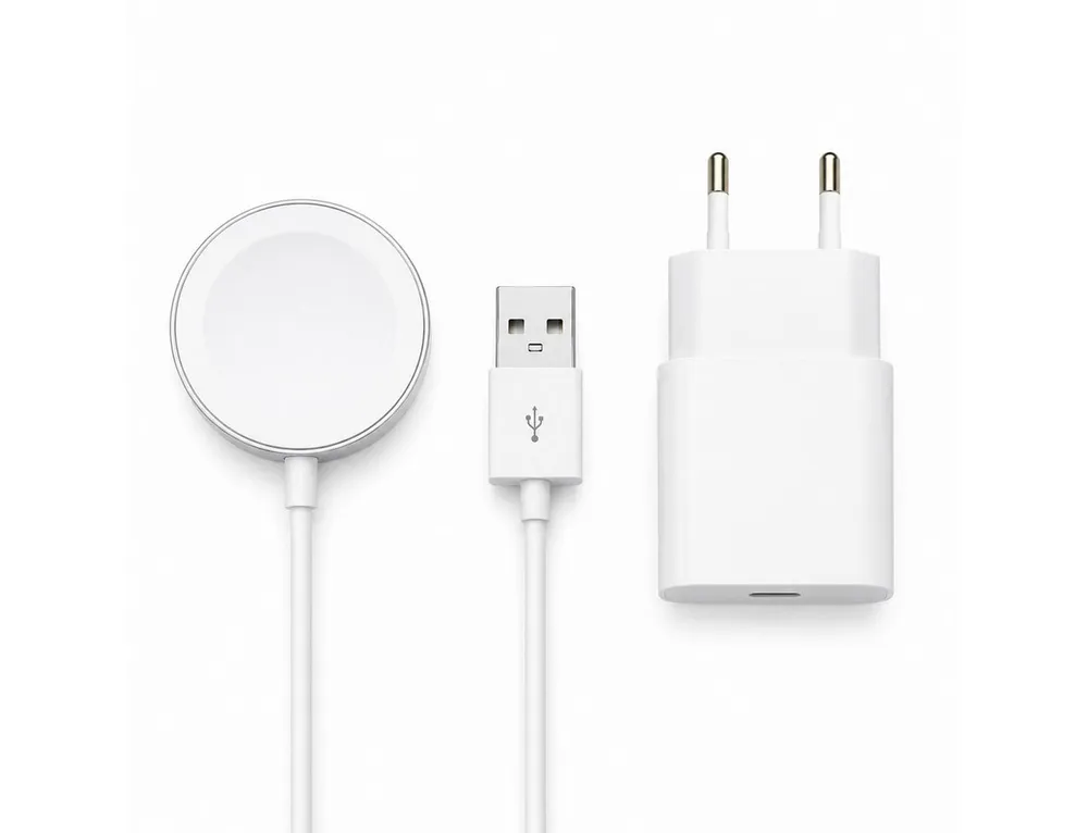 Ventarent Ladeset für Apple Watch mit magnetischem Ladekabel USB-Ladegerät (2000 mA, Set, Apple Watch Ladekabel + USB-Netzteil, Magnetische Ladefunktion, Apple Watch kompatibel, Set, Netzteil inkl)