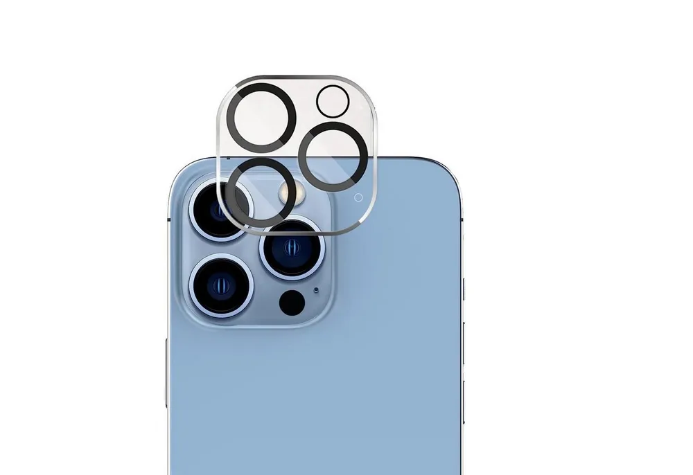 Ventarent Schutzfolie für iPhone 14 Pro / iPhone 14 Pro Max Kameraschutz Linse Camera Glas, (Kamera Schutz, 1-St., inkl. Reinigungstuch), Transparent, Stoßschutz, Smartphone