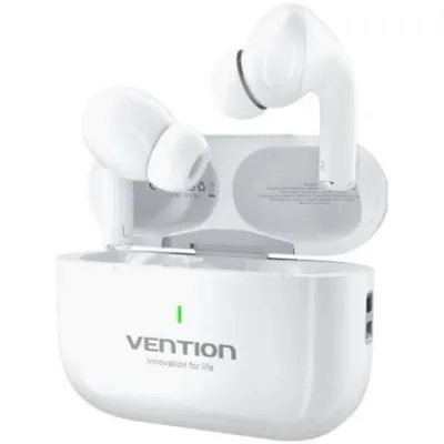 Kopfhörer Vention kabellos Bluetooth 5.4 mit Touch, IPX4, Weiß