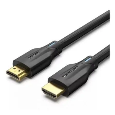 HDMI-Kabel Vention AAUBF 2.1 8K 1m Schwarz Gold 48Gbps AWG28