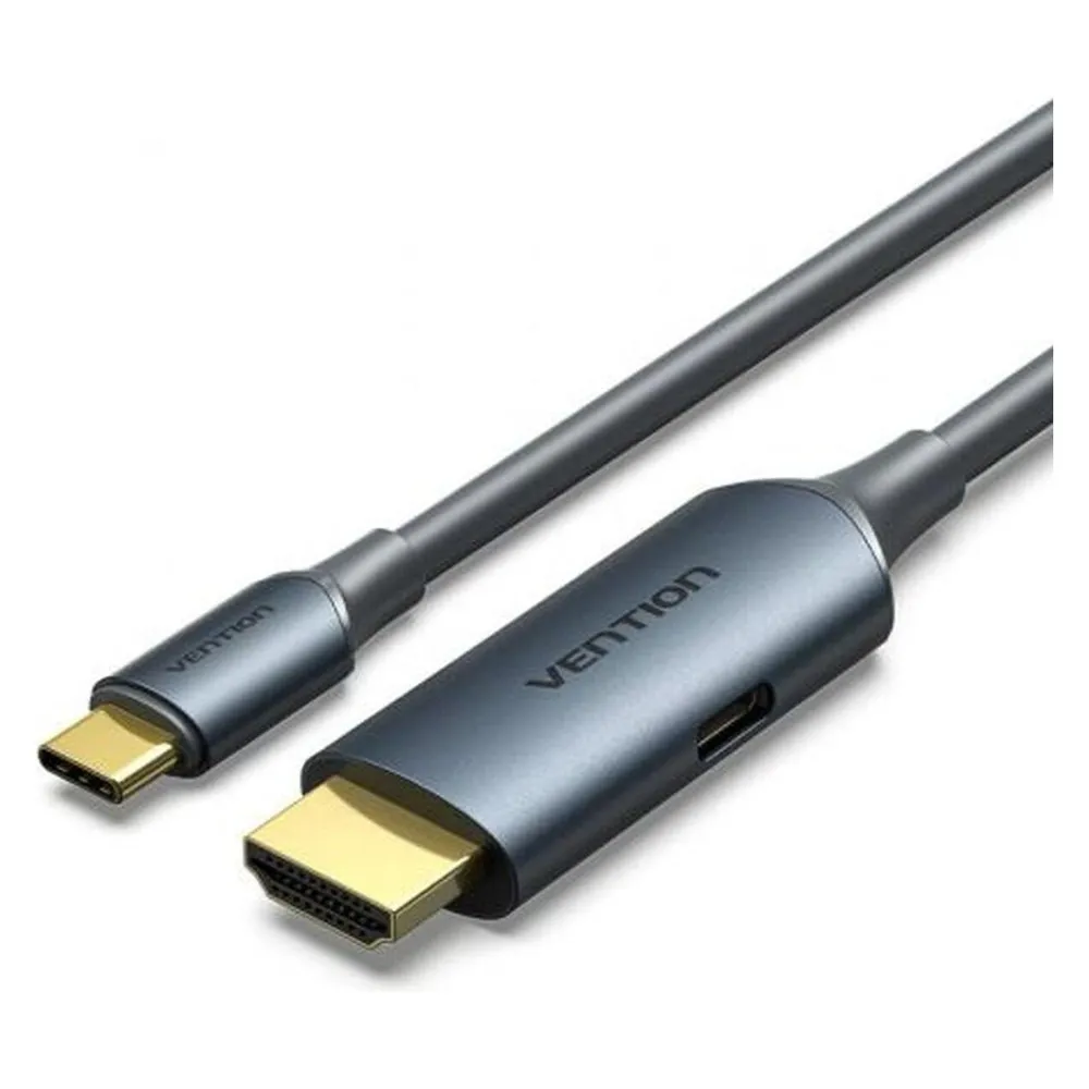 Kabel HDMI-Konverter Vention ABL Grau 4K 2.0 USB-C 1