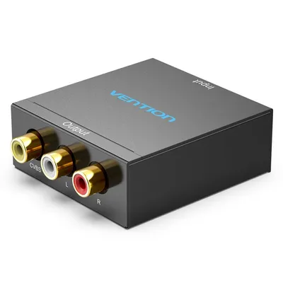 Vention Metall HDMI zu RCA Konverter 1080p 60Hz Plug and Play Schwarz
