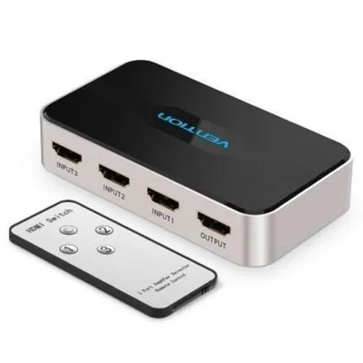 HDMI Splitter Vention AFFH0 4 Ports 4K Ultra HD Plug and Play