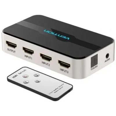 HDMI Switch Vention AFJH0 3x HDMI Eingänge 4K30Hz Audio Trennung HDMI Switch Vention AFJH0 3x HDMI Eingänge 4K30Hz Audio Trennung