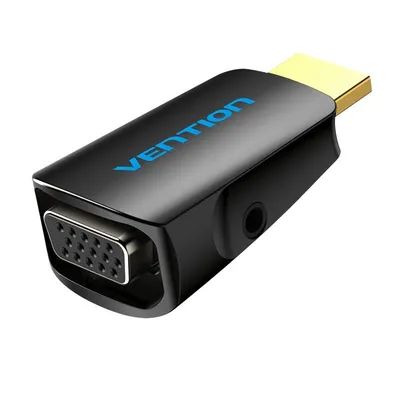 Vention AIDB0 HDMI-Stecker auf VGA-Buchse-Konverteradapter mit 3,5-mm-Audiobuchse