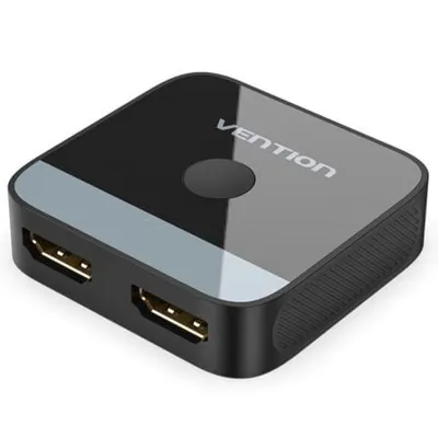 Vention AKOB0 Bidirektionaler HDMI 2.0 Switch 4K@60Hz Kompakt Grau