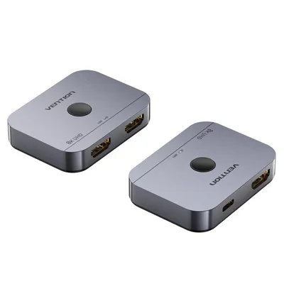 HDMI-Adapter 3 Ports USB-C 8K Vention Aluminium Grau 1m