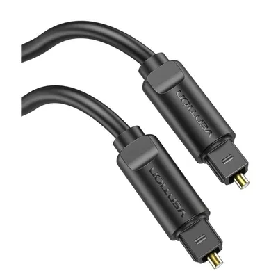Vention Toslink Glasfaser-Audiokabel 1 m Schwarz