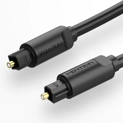 Optisches Audiokabel Vention BAEBJ 5m Toslink Goldbeschichtung Schwarz Optisches Audiokabel Vention BAEBJ 5m Toslink Goldbeschichtung Schwarz