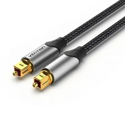 Vention BAVHF Optisches Audiokabel (Toslink-Stecker, 1 m, Aluminiumgrau)