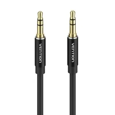 Vention BAXBI Stereokabel, Klinke 3,5 mm, Stecker-Stecker, 3 m, vergoldet, schwarz