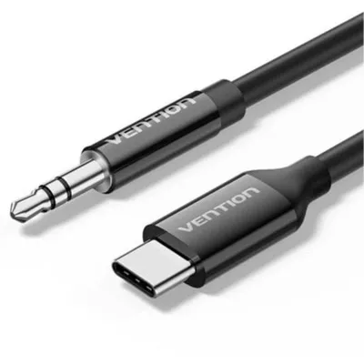 Audio-Umsetzerkabel USB-C auf Jack 3,5 mm Vention BIF 1,5 m Grau