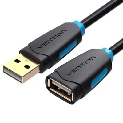 Vention CBCBD USB 2.0 Verlängerungskabel 50cm gold schwarz