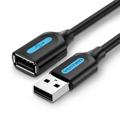Vention CBIBD USB 2.0 Verlängerungskabel 50cm Schwarz PC