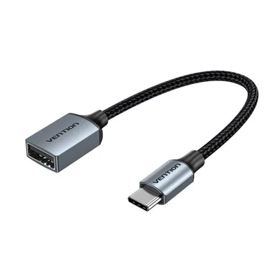 Konverter Vention CCWHB USB Typ-C Stecker - USB A Buchse 15cm USB 2.0 Grau