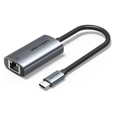 Adapter Vention CFPHB USB-C zu RJ45 Gigabit Ethernet 1000Mbps Grau 0