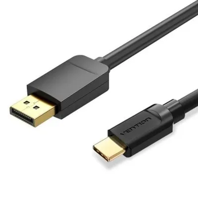 Vention CGYBH USB-C auf DisplayPort Stecker Konverterkabel 8K 2m schwarz