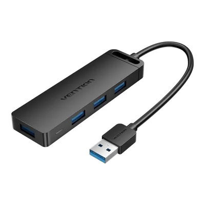 Vention CHLBB Hub 4xUSB 3.0/1xMicroUSB mit PowerDelivery-Ladestation